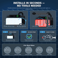 thumbnail image 6 of NIUTA® Bike Lights for Night Riding, USB-C Rechargeable Bike Lights Front and Back Set, Super Bright Bicycle Light Set with Battery Display, 6+4 Modes, Water-Resistant Cycling Lights for Road, MTB &, 6 of 7