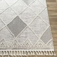 thumbnail image 2 of Hauteloom Norvelt Living Room, Bedroom Area Rug - Bohemian/Global - High Pile - Black, Ivory, Gray - 2' x 2'11", 2 of 10
