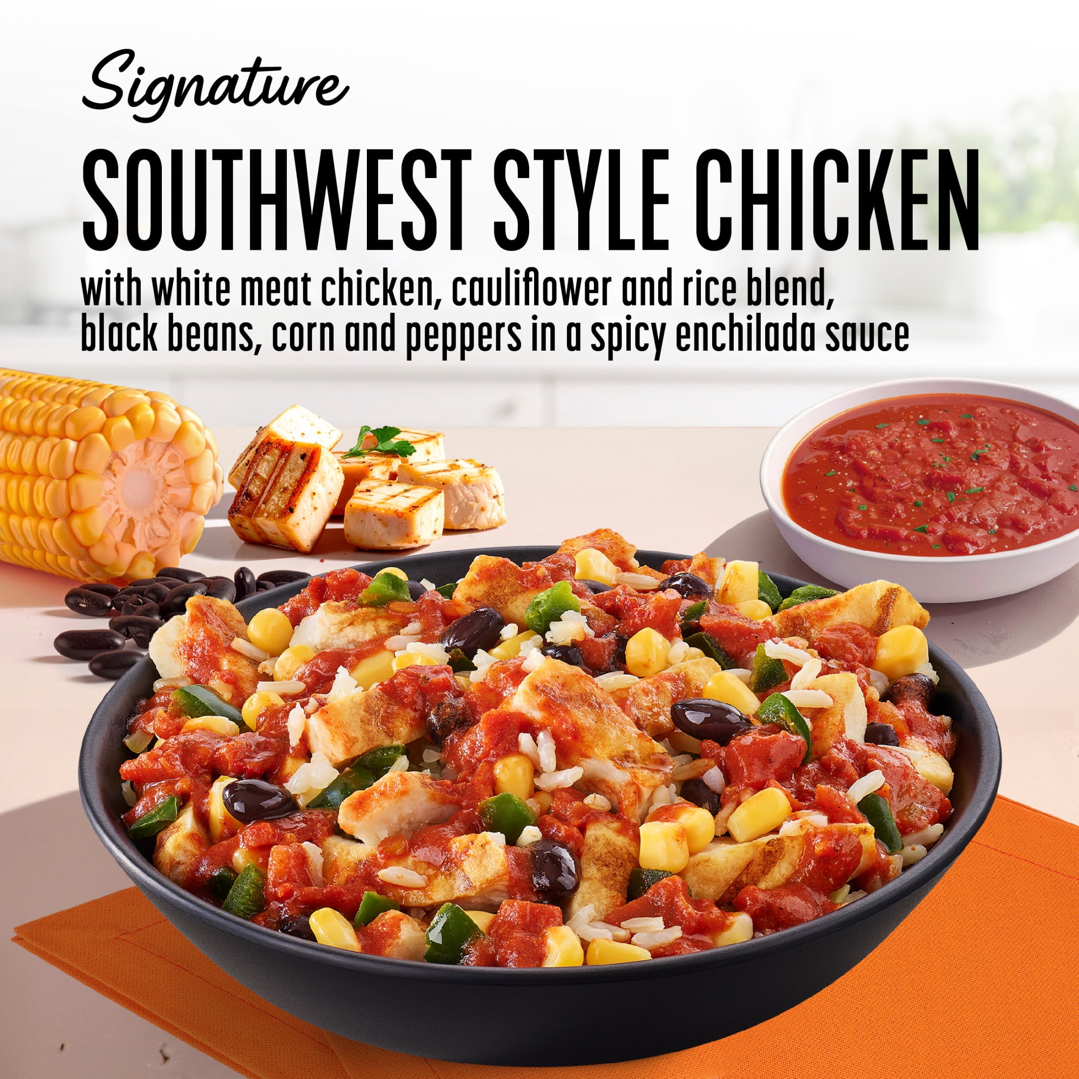 Lean Cuisine Signature Southwest Style Chicken, Frozen Lunch or Dinner Frozen Meals 8.9 oz