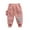 Pink, variant on KYAIGUO Baby Kids Boys Girls Winter Warm Elastic Pants Sherpa Lined Sweatpants Jogger Cartoon Athletic Jogger Fleece Sweat Pants Unisex Boys Girls Warm Pants for 1- 5T