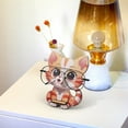 thumbnail image 4 of Creative Animal Glasses Frame Cartoon Cat Sunglasses Display Frame Glasses Storage Frame Hand-carved Household Wood Decoration3D, 4 of 9
