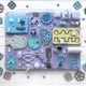 thumbnail image 1 of Diy Wood Chips Hand-painted Doodle Accessories Alarm Clock Gear Puzzle Montessori Busy Board Toy Dropshipping heqiyong LED, 1 of 2