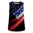 thumbnail image 4 of Jsaierl 4th of July Tank Tops for Women Casual Patriotic American Flag Graphic Tees Cute Sleeveless T Shirts Camisole Classic Crew Neck Tanks S-XXL, 4 of 6