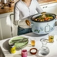thumbnail image 5 of Beautiful 6 Qt Programmable Slow Cooker, Hydrangea Floral by Drew Barrymore, 5 of 12
