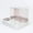 Pink, variant on 2.2L Large Automatic Smart Pet Dog Feeder Drinking Fountain Plastic Dog Food Bowl Pets 2 in 1 Water Dispenser
