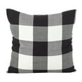 thumbnail image 5 of Saro Lifestyle 9025P.BK1320BP 13 x 20 in. Buffalo Check Plaid Design Cotton Poly Filled Throw Pillow, Black, 5 of 5