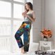 thumbnail image 5 of Balery Neon Seahorse Underwater Realm Pantalones de pijama para mujer, pijamas ultraligeros, pantalones de estar por casa-X-Large, 5 of 6