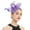 Purple 111, variant on Yeetfub Derby Headband Tea Party Hats Church Hats Hat for Women Wedding Flower Cocktail Mesh Hair Clip Tea Party Headband ky Derby Hats Wedding Hats for Women,Purple