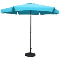 Outdoor 9 Foot Aluminum Umbrella With Flaps
