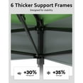 thumbnail image 5 of Luku 13x13FT Pop Up Gazebo, Canopy Tent with Mosquito Netting - Outdoor Gazebo for Backyard & Patio Furniture - Pop Up Tent with Wheeled STO-N-Go Cover Bag, 5 of 9