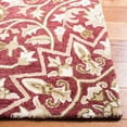 thumbnail image 4 of SAFAVIEH Bella Kade Floral Medallion Wool Area Rug, Rose/Taupe, 5' x 5' Square, 4 of 12