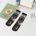 thumbnail image 7 of Naloa Pilot Cat In Vintage Plane Ankle Socks for Women Non Slip Socks No Show Socks Classic Low Cut Casual Socks Casual Socks, 7 of 7