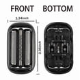 thumbnail image 3 of 2 Pack Series 5/6 53B Replacement Head for Braun Electric Foil Shaver 5020Cs 5018S 5035S 5049Cs 5050, 3 of 5