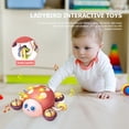 thumbnail image 3 of DEBGFS New Ladybug Children's Early Education Machine Light Music Multi functional Story Machine Early Education Puzzle Toy Red,Red, 3 of 7