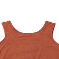 thumbnail image 4 of Summer Newborn Baby Girl Boy Clothes Cotton&linen Romper Bodysuit Outfits Set, 4 of 5