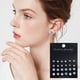 thumbnail image 3 of Pendientes Mujeres Nuevo 12 Pares/set Crystal Zircon Stud Earrings Set for Women, 3 of 7