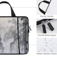 thumbnail image 3 of Werpe Bamboo Trees Foggy Forest Mountain Diving Fabric Laptop Carrying Bag Computer Protective Handle Case 17inch, 3 of 5