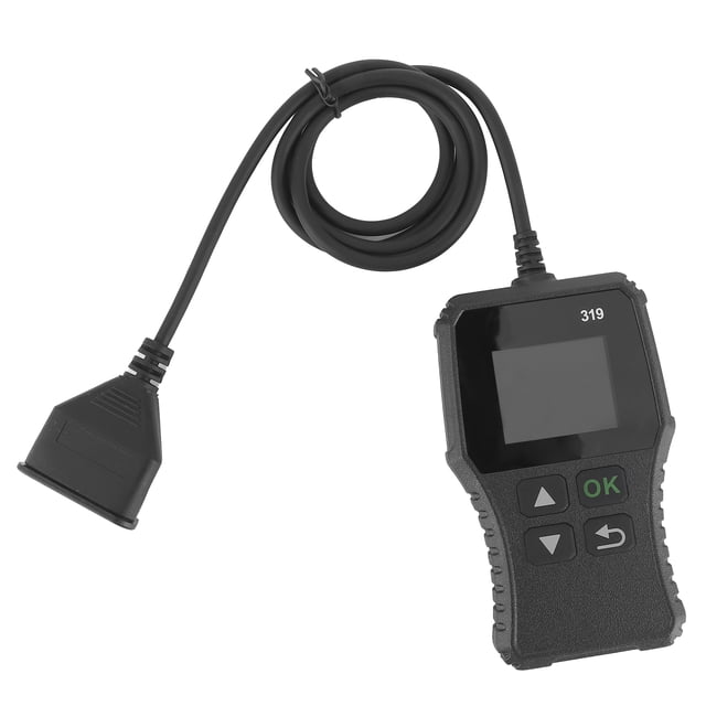 Escáner automotriz OBD2, lector de códigos de error, herramienta de diagnóstico de pantalla LCD multilenguaje para ELM327