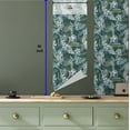thumbnail image 5 of Ambesonne Floral Peel & Stick Wallpaper for Home, Jungle Flowers Tropical Leaf, 13"x36", Pistachio Green and Soft Blue, 5 of 5