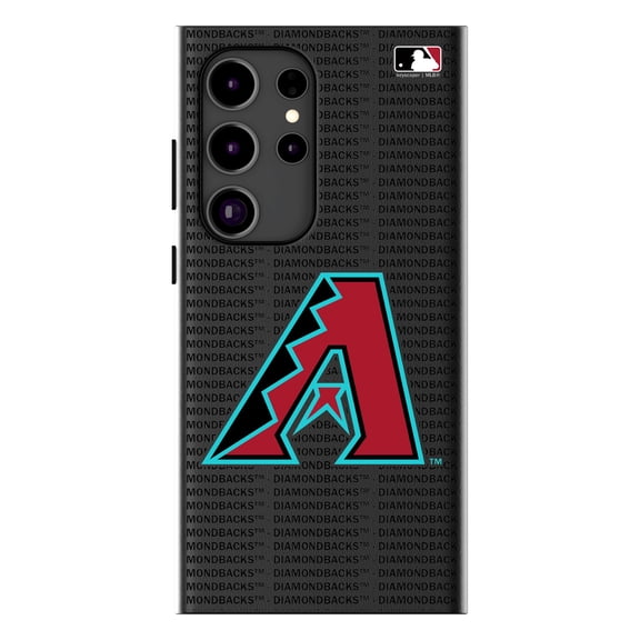 Keyscaper Arizona Diamondbacks Text Backdrop Galaxy Magnetic Bump Case