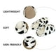 thumbnail image 3 of GOOHOCHY 1 par de pantuflas cálidas con estampado de vaca para estudiantes (negro y blanco), 3 of 8