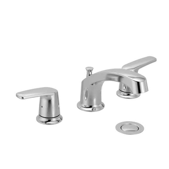 Moen 499545 Chateau Two-handle low arc bathroom faucet, Chrome