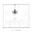 thumbnail image 6 of Livex Lighting Villa Verona Chandelier in Bronze with Aged Gold Leaf Multi-Color, 6 of 10