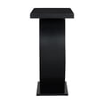 thumbnail image 5 of EUROCO 39.4" Console Table,Sofa Table Entryway Table with Egg-Shaped Base,Narrow Wood Accent Tables for Living Room,Hallway,Foyer,Black, 5 of 7