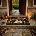 thumbnail image 5 of TanSiDing Halloween Mat, Soft Polyester Fleece Bathroom Floor Mat, Non-Slip Ghost Pattern Carpet, Decorative Entryway Rug for Spooky Home Decor 60*40cm, 5 of 6