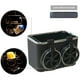 thumbnail image 3 of Caja de almacenamiento Sidaley para reposabrazos de coche color Negro con portavasos plegable, 3 of 6