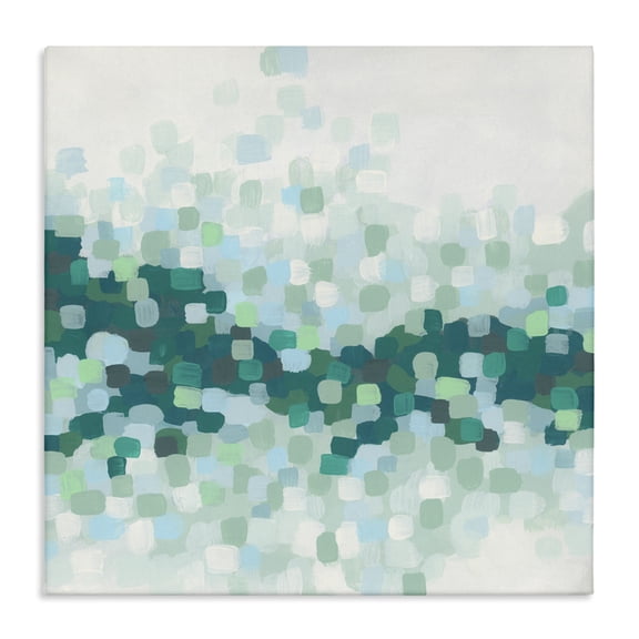 Stupell Industries Contemporary Green Speckled Horizon Canvas Art, 24 x 24, by June Erica Vess