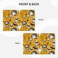 thumbnail image 4 of Placemats Set of 4 / 6, pumpkins halloween hat Placemats for Dining Table Indoor/Outdoors Heat Resistant Washable Placemats 18" x 12", 4 of 8