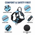 thumbnail image 6 of Nallwabiu No Pull Dog Harness Adjustable Vest with a Training Handle, Pocket, Easy to Put on & Take Off, With dog leash, 6 of 7