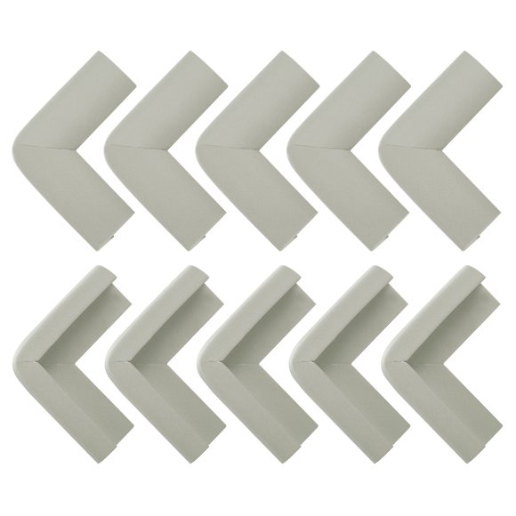 Table Corner Protectors, 16 Pack 55x24x8mm - Rubber Foam Furniture Table Desk Edge Cover Pads Protectors (Gray)