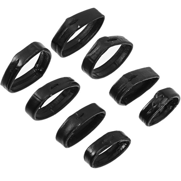 CHICHUMID 8Ud Accesorios Para De Cuero Delicados Para Correa Color Negro