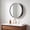 Matte Black-20" x 20", variant on VIWILII 20"x20" Matte Black Framed Metal Round Medicine Cabinet with Mirror and 2 Fixed Shelves