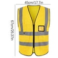 thumbnail image 3 of Mens Safe Vest, High Visibility Protective Work Clothes, Outdoor Work Belt, Reflective Strip, 3 of 3