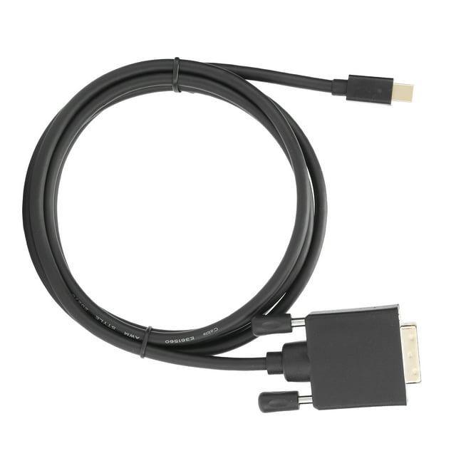 4K 1080P Mini to DVI Cable Adapter with ABS Housing, Uncompressed Digital 7.1 Audio Pass Through, Ergonomic Design
