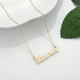 thumbnail image 2 of Turandoss Sofia Necklace Custom Name Necklace Personalized 14K Gold Plated Necklace With Name Sofia Personalized Gifts for Women Jewelry Gifts for Mom, 2 of 7