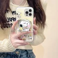 thumbnail image 5 of Bonita funda magnética con dibujos animados de Snoopy y Charlie Brown con carga inalámbrica Magsafe para iPhone 16, 15, 14, 13, 12 y 11 Pro Max, 5 of 5