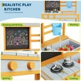 thumbnail image 4 of ChaoLink Outdoor Wood Mud Kitchen & Potting Bench, Kids Gardening Playset w/Planter Box, Sink & Storage Shelf, 4 of 6