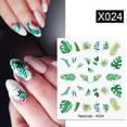 thumbnail image 4 of Calcomanías De Agua Para Uñas Flores De Frutas Hojas De Verano Transferencia De Decoración Para Esmalte De Gel UV, 4 of 4