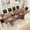 Brown, variant on Blotout Extendable Dining Table for 6-10 Person, 59'' to 86.6'' Modern Farmhouse Wooden Kitchen Table, Rectangle Expandable Dining Room Table, Large Expanding Table (Rustic Brown)