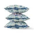 thumbnail image 3 of Vase SunFlower Matches Indoor/Outdoor Fabric Pillow in Blue Aqua Yellow 16x16, 3 of 4