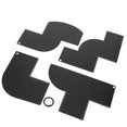 thumbnail image 1 of OUNONA 1Set Reusable Beard Shaping Tool Kit with Measurement Guide for Professional Hairline Styling, 1 of 8