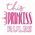thumbnail image 2 of Grey, Jace 20x20 Gold Ornate Wood Framed with Double Matting Museum Art Print Titled - Princess Rules, 2 of 4
