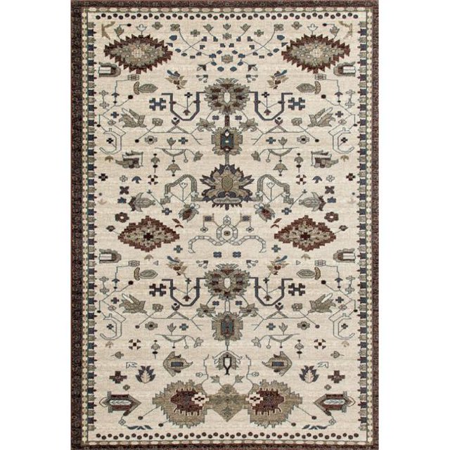 Art Carpet 841864101621 7 x 9 ft. Arabella Collection Oasis Woven Area Rug, Beige