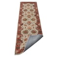 thumbnail image 5 of Rugsotic Carpets Hand Tufted Wool Eco-Friendly Area Rugs - 2'6''x10', Runner, Beige Red, Modern Contemporary Design, High Pile Handmade Anti Skid Rugs for Living Room, Bed Room (K00106), 5 of 5