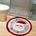 thumbnail image 7 of Taicans Christmas Bathroom Rugs,Candy Cane Bath Mat for Peppermint Christmas Decor,Winter Rugs Decorations,Absorbent Bathtub Doormats Non Slip Washable,15.7x15.7 Inch, 7 of 7