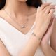 thumbnail image 5 of Bleu SECRET Pulsera Mujer Plata 925 Infinito, Pulsera Amor Mujer Ajustable, Joyas Mujer Regalos Navidad para Mujer Cumpleaños Regalo Día de la Madre Pulseras Corazón Infinito Mamá Plata, 5 of 5